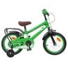 vidaXL Bicicletta per Bambini 12 Pollici per bambini di 2-4 anni Verde