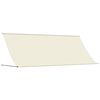 vidaXL Tenda da Sole Retrattile Crema 400x150 cm in Tessuto e Acciaio