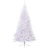 vidaXL Albero di Natale artificiale Bianco 240 cm PVC e Acciaio
