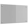 vidaXL Schienale da cucina Grigio chiaro 70 x 40 cm vetro temperato
