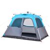 vidaXL Tenda Familiare a Cupola 6 Persone Blu a Rilascio Rapido