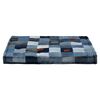 vidaXL Set Cuscini per Divani Pallet 2pz Blu Denim Patchwork