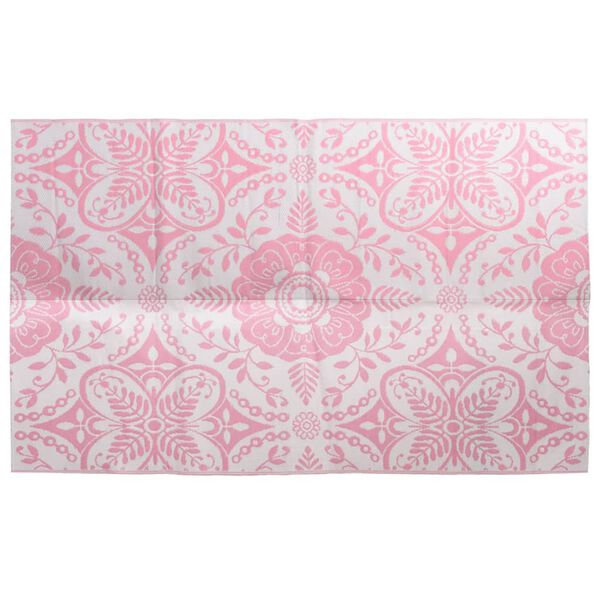 vidaXL Tappeto da Esterni ARAKIL Rosa 190x290 cm in PP