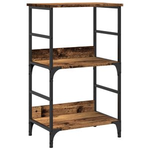 vidaXL Libreria Legno Antico 50x33x82 cm in Legno Multistrato