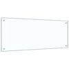 vidaXL Paraschizzi per Cucina Trasparente 100x40 cm in Vetro Temperato