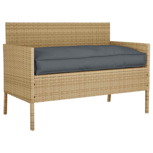 vidaXL Cuscino Antracite 120 x 60 x 12 cm Tessuto Oxford