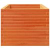 vidaXL Fioriera Giardino Marrone Cera 90x60x49,5cm Legno Massello Pino