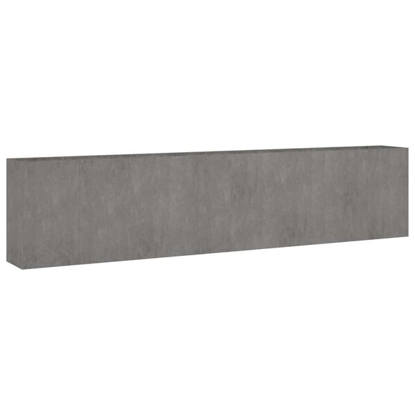 vidaXL Fioriera Rialzata da Giardino 360x40x80 cm in Acciaio Corten