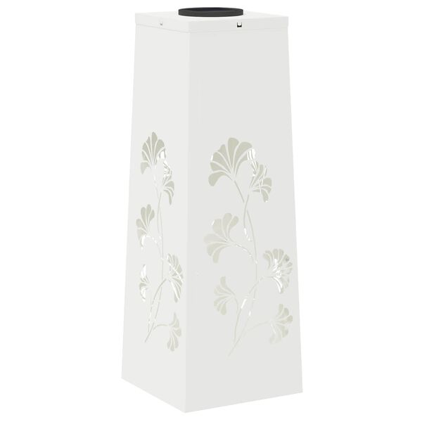 vidaXL Faro LED solare per sentieri 2 pcs Bianco