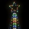 vidaXL Albero di Natale a LED 861 LED Colorato 478 cm