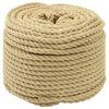 vidaXL Corda da Barca 8 mm 250 m Naturale