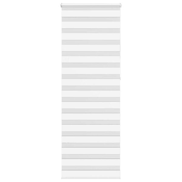 vidaXL Tenda a Rullo Zebra Larghezza Tessuto 65,9 cm Poliestere