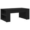 vidaXL Tavolino da salotto Rovere Nero 102 x 55 x 42 cm