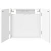 vidaXL Armadio per Dartboard Bianco 56 x 12 x 53,5 cm