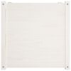 vidaXL Fioriere da Giardino 2 pz Bianche 60x60x60 cm in Legno di Pino