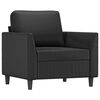 vidaXL Poltrona Nera 60 cm in Similpelle