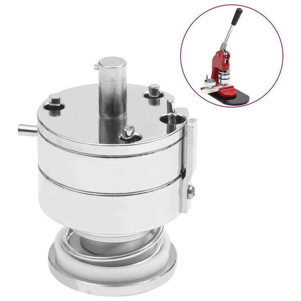 vidaXL Stampo Intercambiabile per Macchine per Badge 58 mm