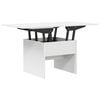 vidaXL Tavolino da salotto Bianco 55 x 54,5 x 45 cm