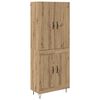 vidaXL Credenza 2 pz Rovere artigianale 69,5 x 34 x 180 cm