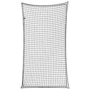vidaXL Rete per Rimorchio con Corda Elastica Nero 2,7x1,5 m in PP