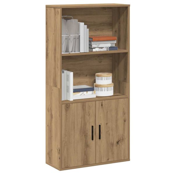 vidaXL Libreria Rovere Artigianale 60x24x120 cm in Truciolato