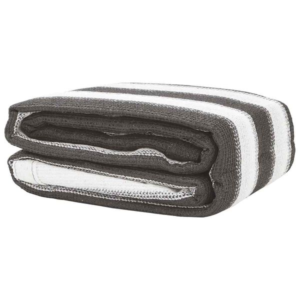 vidaXL Tappeto da Tenda 200x200 cm Antracite e Bianco