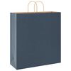 vidaXL Sacchetti di Carta 50 pz con Manici Blu 45x17x48 cm
