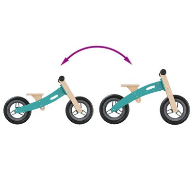 vidaXL Bicicletta Senza Pedali per Bambini Azzurra