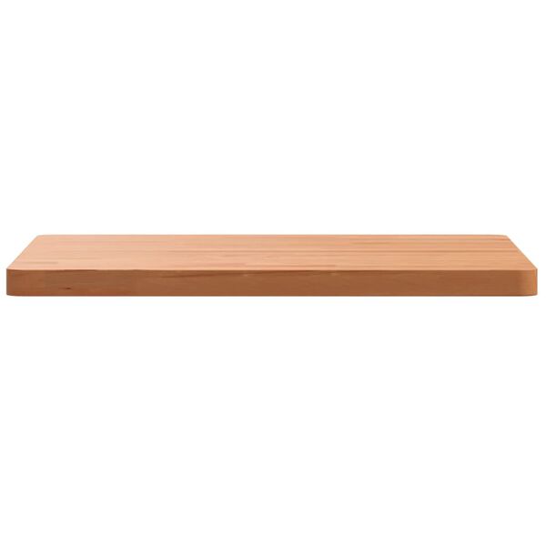 vidaXL Piano per Tavolo 50x50x2,5 cm Quadrato Legno Massello di Faggio