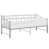 vidaXL Telaio Divano Letto Estraibile Grigio in Metallo 90x200 cm
