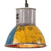 vidaXL Lampada Sospesa Industriale 25 W Multicolore Rotonda 17 cm E27