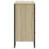 vidaXL Cassettiera Rovere Sonoma 91x35,5x74,5 cm in Truciolato