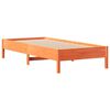 vidaXL Letto senza Materasso Marrone Cera 75x190 cm in Legno di Pino
