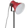 vidaXL Lampada da Terra 25 W Rosso Anticato 35x35x65/95 cm E27