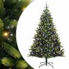 vidaXL Albero di Natale Artificiale a Cerniera con 300 LED Verde