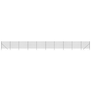 vidaXL Recinzione Metallica Antracite 1,6x25 m in Acciaio Zincato