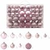 vidaXL Set Palline di Natale 100 pz Rosa