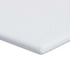 vidaXL Topper in schiuma memory 140 x 190 cm Thick Morbido Bianco