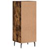 vidaXL Credenza Rovere Fumo 34,5x34x90 cm in Legno Multistrato