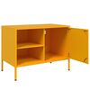 vidaXL Mobili TV 2 pz Giallo Senape 68x39x50,5 cm in Acciaio