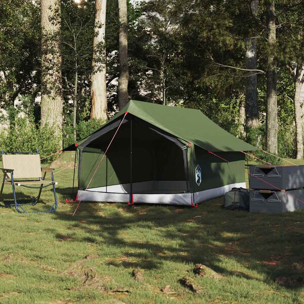 vidaXL Tenda da Campeggio per 2 Persone Verde Oliva Impermeabile