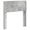vidaXL Testiera Letto Grigio Cemento Legno ingegnerizzato