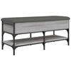 vidaXL Panca Porta Scarpe Grigio Sonoma 102x42x45 cm Legno Multistrato