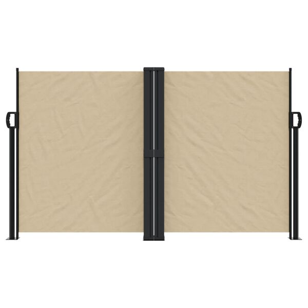 vidaXL Tenda Laterale Retrattile Beige 140x1200 cm