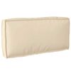 vidaXL Cuscino Beige 80 x 40 x 12 cm Tessuto Oxford