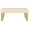 vidaXL Panca Crema 70x30x30 cm in Tessuto