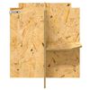 vidaXL Base per Terrario Marrone 100 x 50 x 50 cm OSB