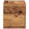 vidaXL Comodini a Muro 2 pz Legno Antico 45x26x28,5 cm