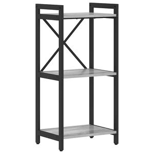 vidaXL Libreria 40 x 30 x 85 cm Legno ingegnerizzato Grigio sonoma