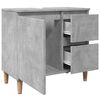 vidaXL Mobile Lavabo da Bagno Grigio Rovere 65x33x60 cm in Truciolato